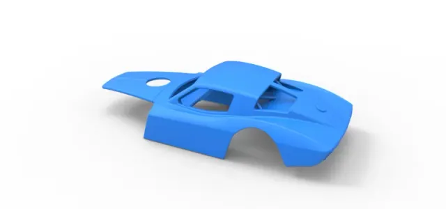 Shell of Vintage Asphalt Modified stock car V2 Scale 1:25 — Фото 10 из 22
