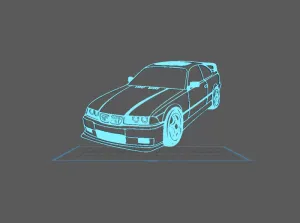 BMW - M3 E36 Wall Art