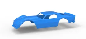 Shell of Vintage Dirt late model Race car Version 2 Scale 1:25