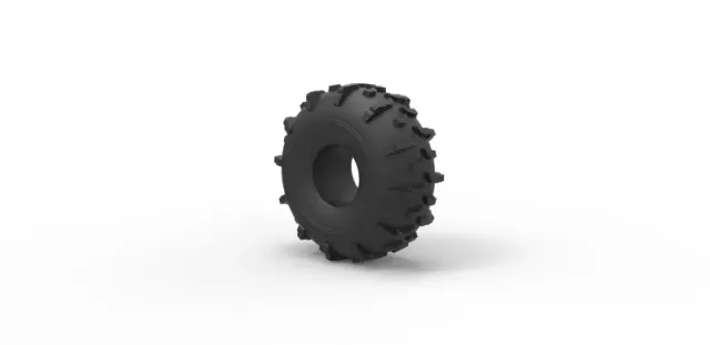 Diecast dirt dragster rear tire 2 Scale 1 to 10 — Фото 7 из 9