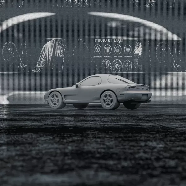 Mazda RX-7 (1978) – 3D Printable Car Model — Фото 4 из 9