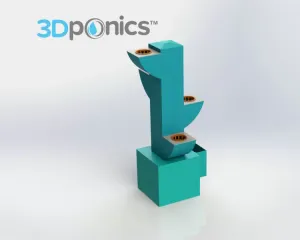 Top Cap - 3Dponics Herb Garden