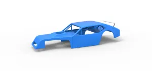 Shell of Vintage Asphalt Modified stock car V1 Scale 1:25