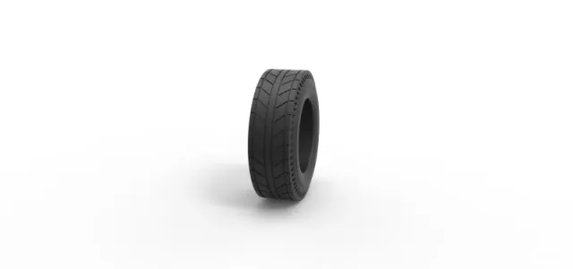 Diecast rear tire of vintage dragster Version 6 Scale 1:25 — Image 3 of 8