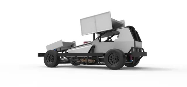 BriSCA Formula 1 Stock Car for Asphalt Scale 1:25 — Фото 13 из 31