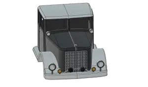 LKW Modell Tamiya 1:14 - 1:87 Kurze Kabine ohne Lüftungsgitter