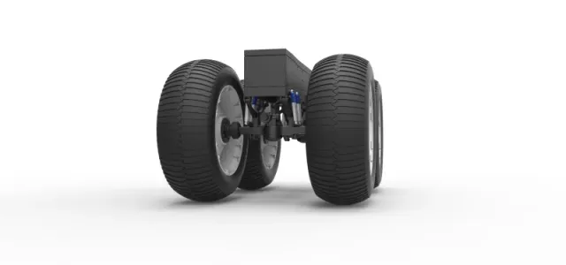 Diecast Chassis of vintage monster truck Scale 1:25 — Фото 6 из 29