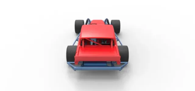 Vintage Asphalt Modified stock car V9 Scale 1:25 — Фото 17 из 29