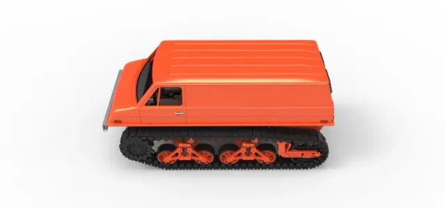 Vintage Monster tank Version 3 Scale 1:25 — Image 7 of 31