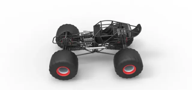 Diecast Monster truck base Version 2 Scale 1:25 — Фото 10 из 26
