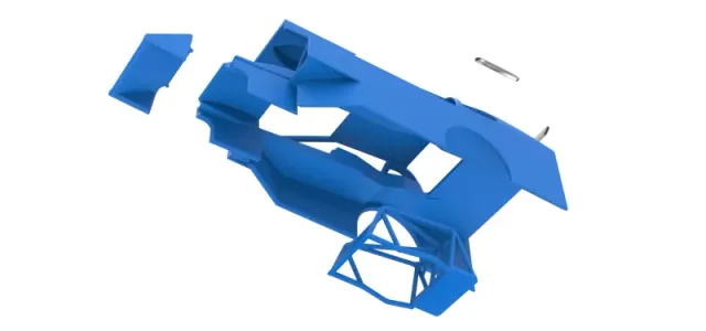 Shell of Northeast Dirt Modified stock car Version 2 Scale 1:25 — Фото 18 из 24