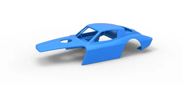 Shell of Vintage Asphalt Modified stock car V2 Scale 1:25 — Фото 22 из 22