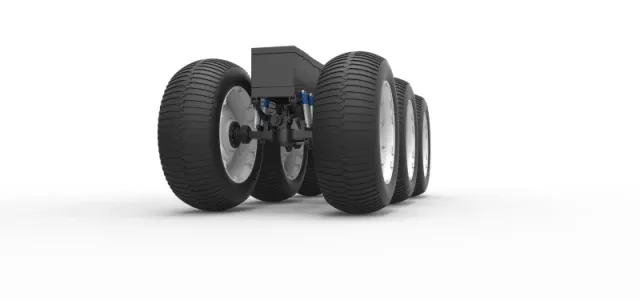 Diecast Chassis of 6x6 Monster Truck Version 3 Scale 1:25 — Фото 6 из 25