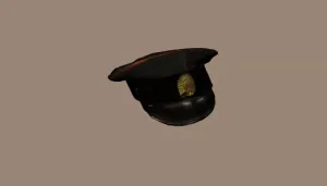 Pierced by a bullet cap of captain Ivan Minkov