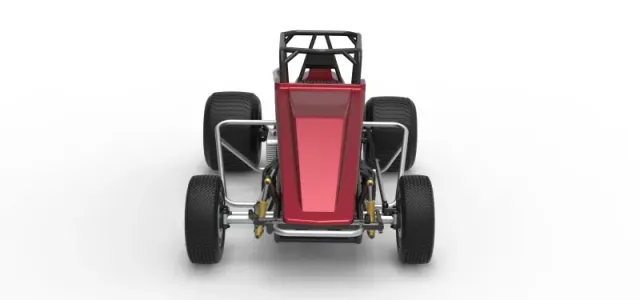 Vintage Dirt Silver Crown Car Scale 1:25 — Image 8 of 30