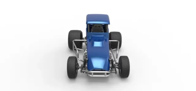 Vintage Sprint car Version 2 Scale 1:25 — Фото 8 из 31