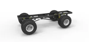 Diecast Chassis vintage monster truck Scale 1:25