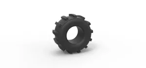 Diecast dirt dragster rear tire 8 Scale 1:25