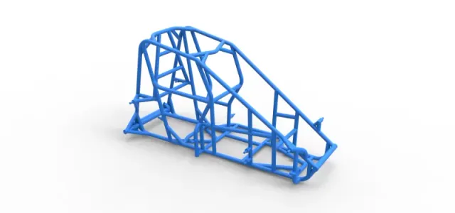 Frame of Pavement 600 Micro sprint car Scale 1:25 — Фото 15 из 17