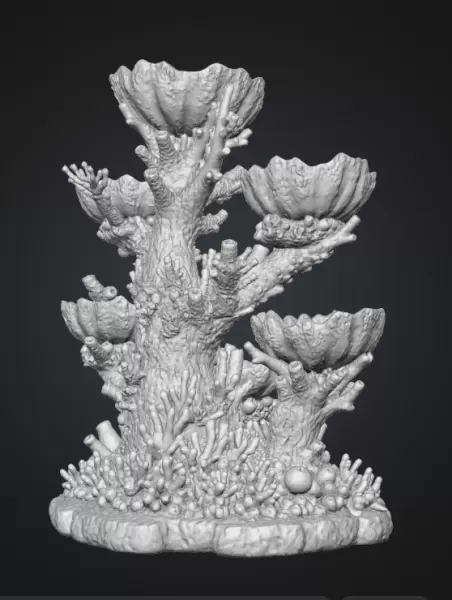 Colorful Coral Reef Tree Organizer STL File for 3D Print — Фото 16 из 17