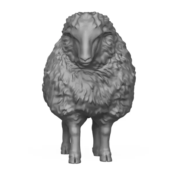 Standing Sheep 3D Print Model — Image 2 of 7