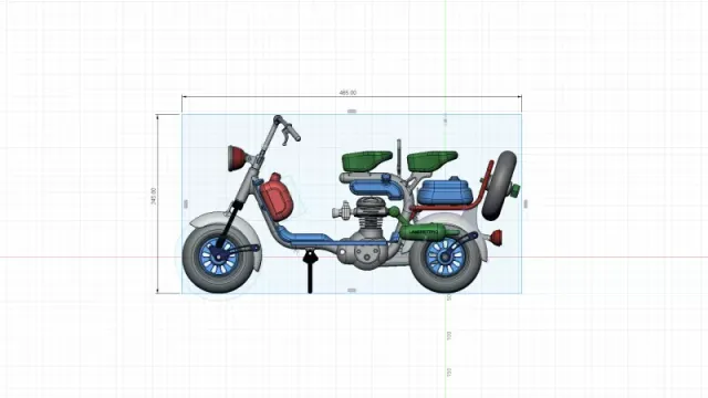 Lambretta motorcycle from the 1960s model — Фото 9 из 11