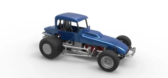 Vintage Sprint car Version 2 Scale 1:25 — Фото 24 из 31