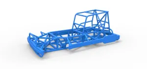 Frame of New Zealand Superstock car Scale 1:25
