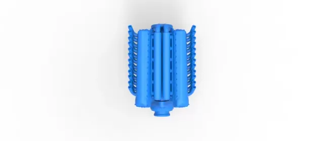 Engine V12 of Vintage Dragster Scale 1:25 — Image 7 of 17