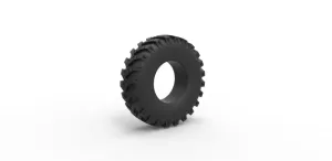 Diecast military Ural tire OI-25 Scale 1 to 25