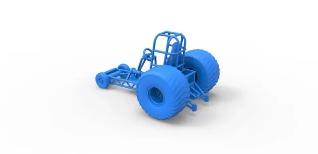 Diecast Chassis of Mini Rod pulling tractor Scale 1 to 25 — Фото 21 из 31