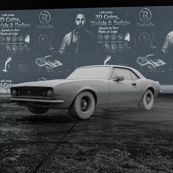 Chevrolet Camaro SS 1967 – 3D Printable Car Model