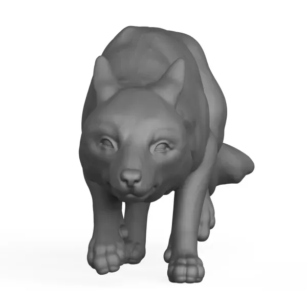 3D Printable Fox Hunting Pose — Фото 2 из 6