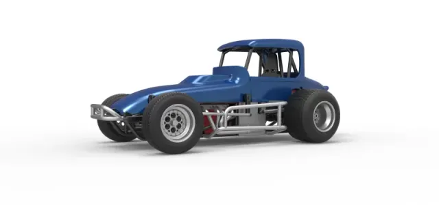 Vintage Sprint car Version 2 Scale 1:25 — Фото 2 из 31