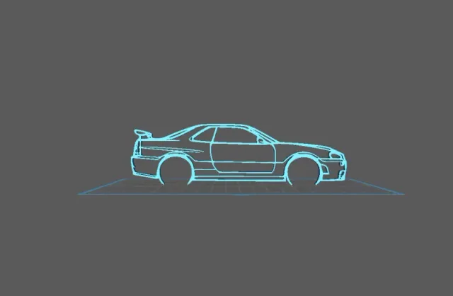 Nissan - R34 GTR Nismo Wall Art — Фото 2 из 2