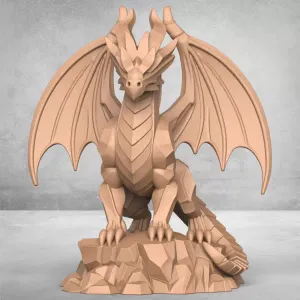 Ancient Dragon Statue
