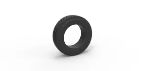 Diecast semi truck tire Scale 1:25