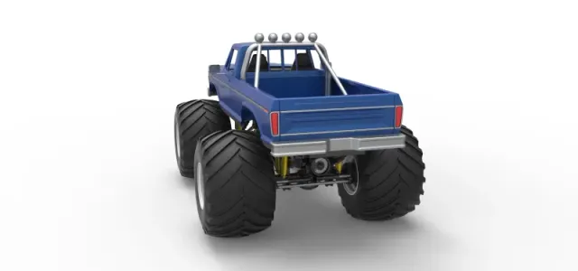 Diecast vintage Monster Truck Scale 1:25 — Фото 14 из 25
