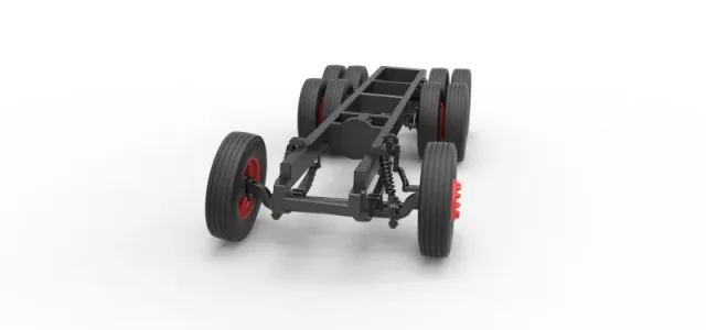 Chassis of Vintage GATR Racing Semi truck Scale 1:25 — Фото 4 из 23