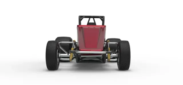 Vintage Dirt Silver Crown Car Scale 1:25 — Image 7 of 30