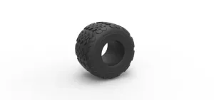 Diecast Monster Jam tire 27 Scale 1:25