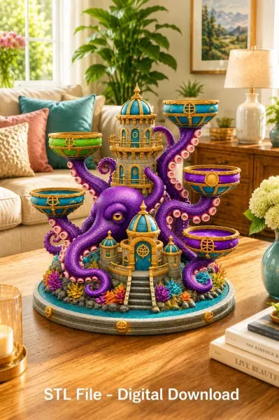 Kraken Citadel Organizer STL File for 3D Print — Фото 5 из 16