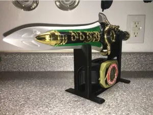 Green Ranger Dragon Dagger 3D Printed Replica