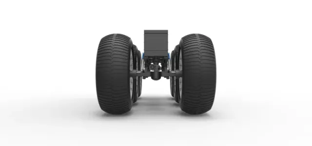 Diecast Chassis of 6x6 Monster Truck Version 3 Scale 1:25 — Фото 7 из 25
