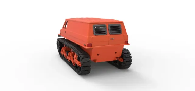 Vintage Monster tank Version 3 Scale 1:25 — Image 11 of 31