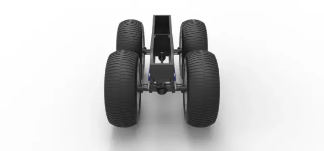 Diecast Chassis of vintage monster truck Scale 1:25 — Фото 17 из 29