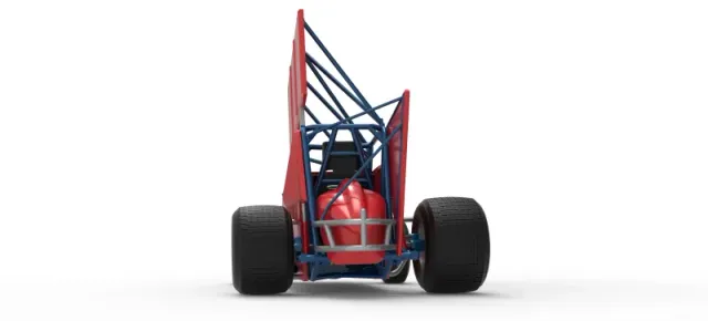 Winged Sprint car Version 2 Scale 1:25 — Фото 15 из 30