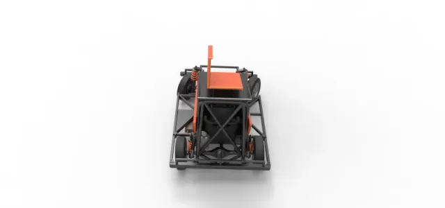 New Zealand Ministock car while turning Version 2 Scale 1 to 25 — Image 17 of 30