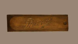 Decorative model of Pencil case engraved Rusena