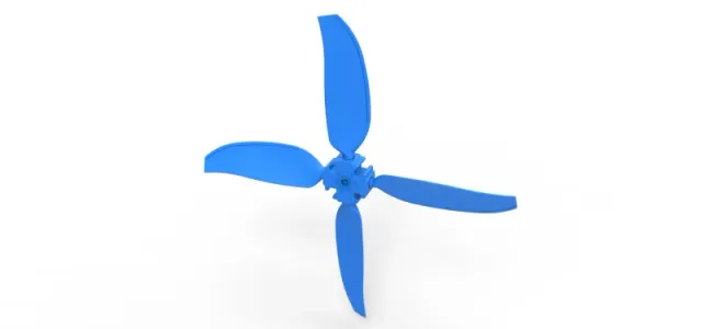4 Blade Propeller of Drag racing Airboat Scale 1:25 — Image 6 of 9